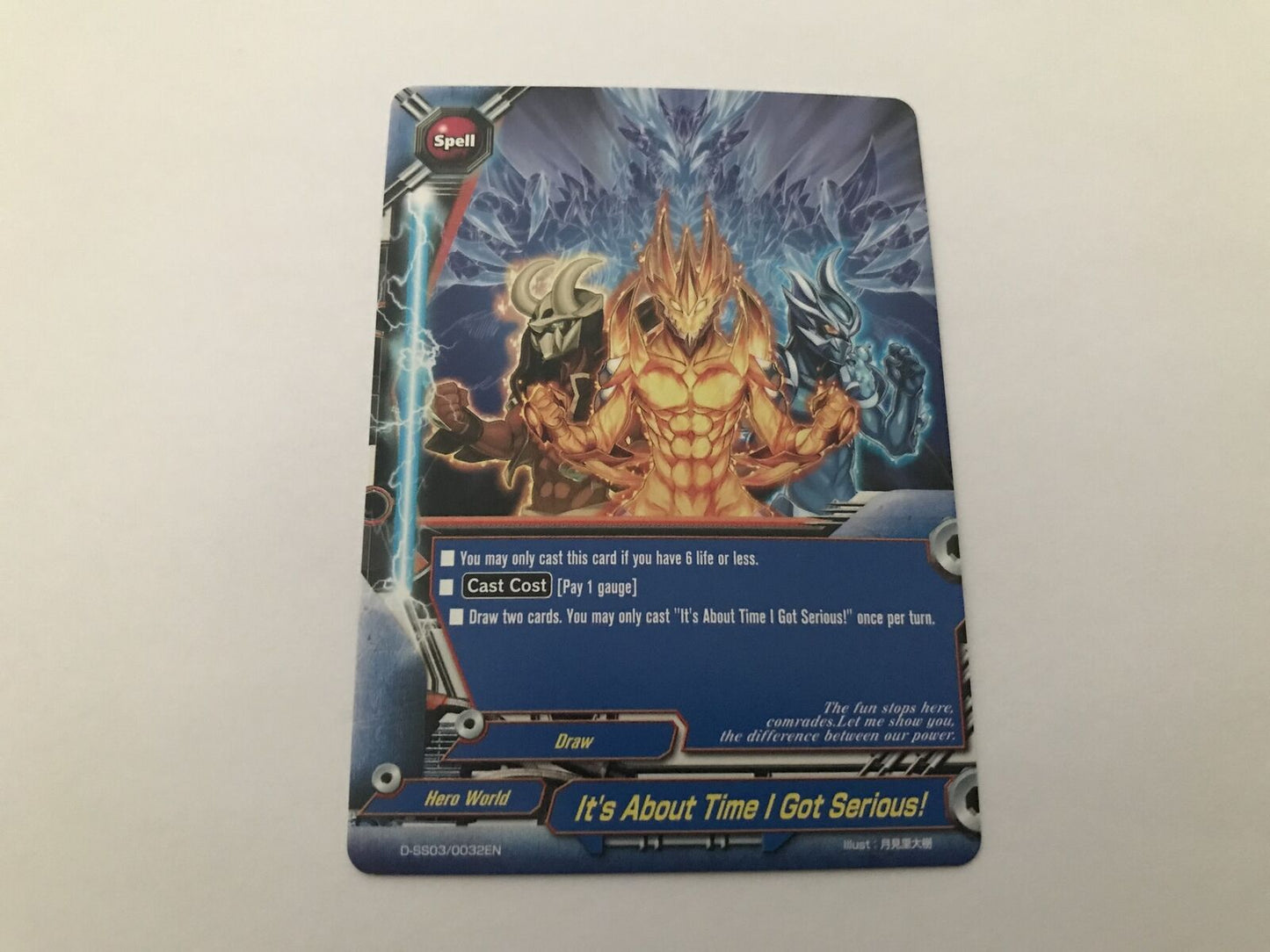 It's About Time I Got Serious D-SS03/0032EN Buddyfight