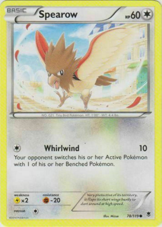 Spearow - 78/119 - Common - Pokemon Phantom Forces