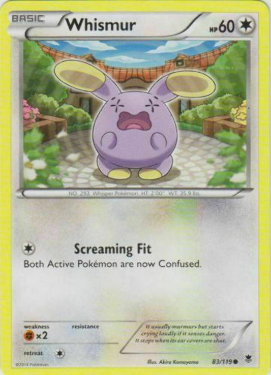 Whismur - 83/119 - Common - Pokemon Phantom Forces