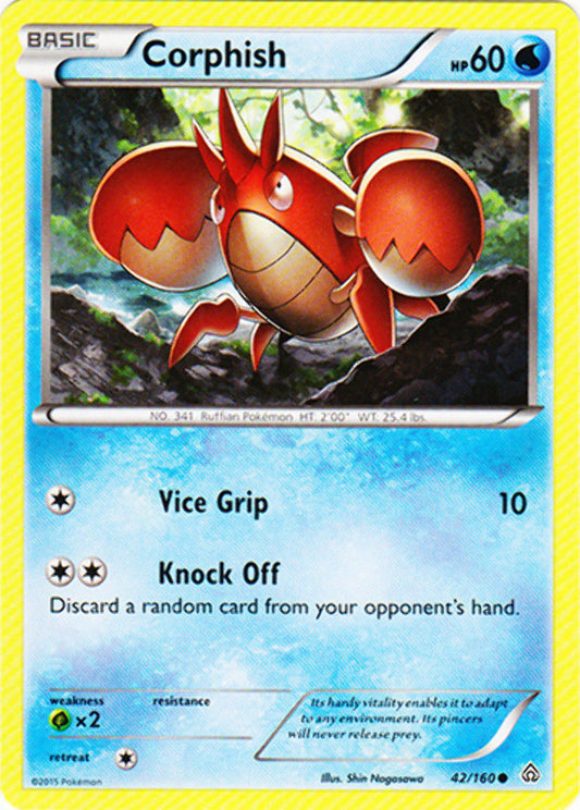 Corphish - 42/160 - Common - Pokemon Primal Clash