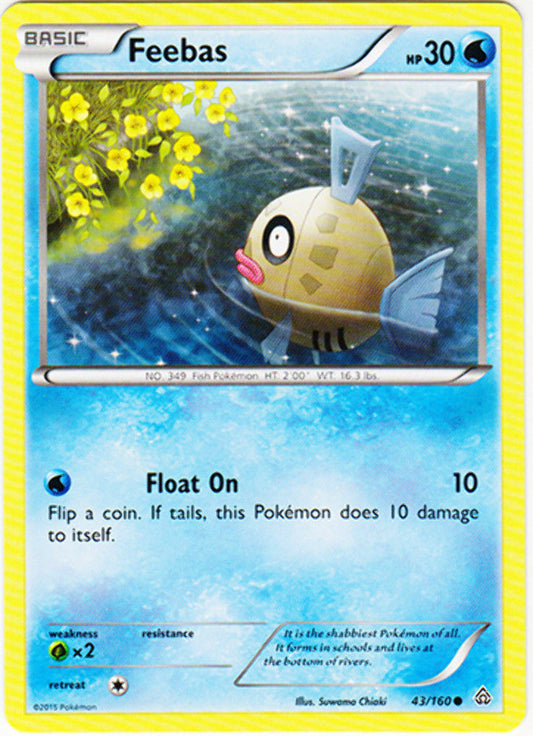 Feebas - 43/160 - Common - Pokemon Primal Clash