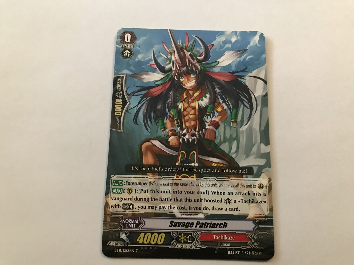 Savage Patriarch Common BT11/083EN C Cardfight Vanguard
