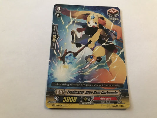 Eradicator, Blue Gem Carbuncle Common BT12/060EN C Cardfight Vanguard