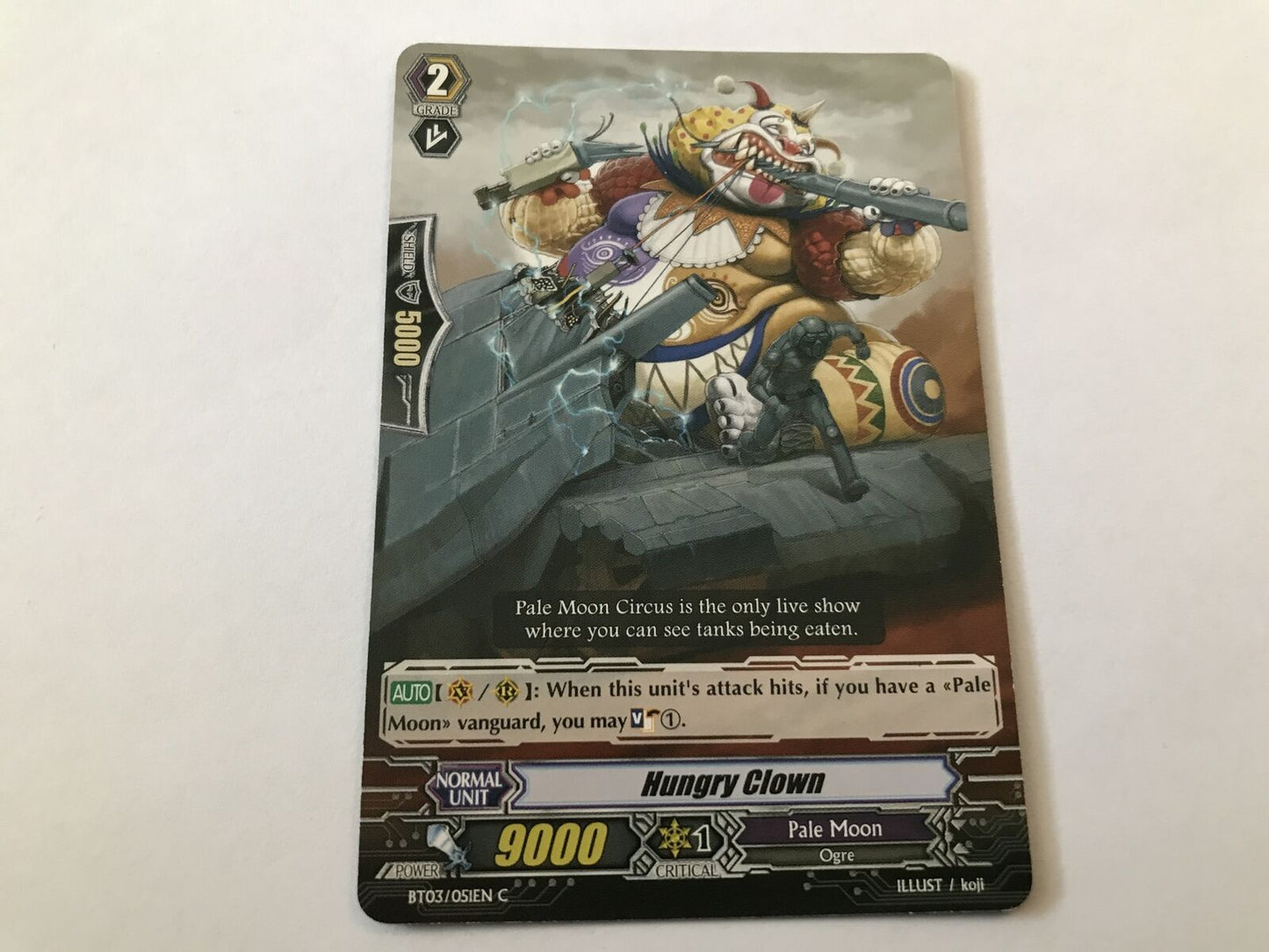 Hungry Clown Common BT03/051EN C Cardfight Vanguard