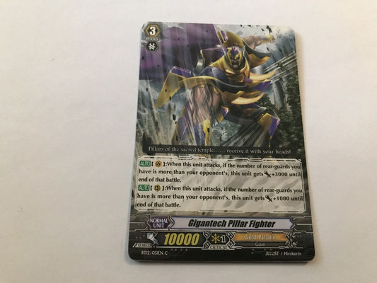Gigantech Pillar Fighter Common BT12/051EN C Cardfight Vanguard