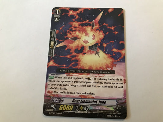 Heat Elemental, Juge Common G-BT05/104EN C Cardfight Vanguard