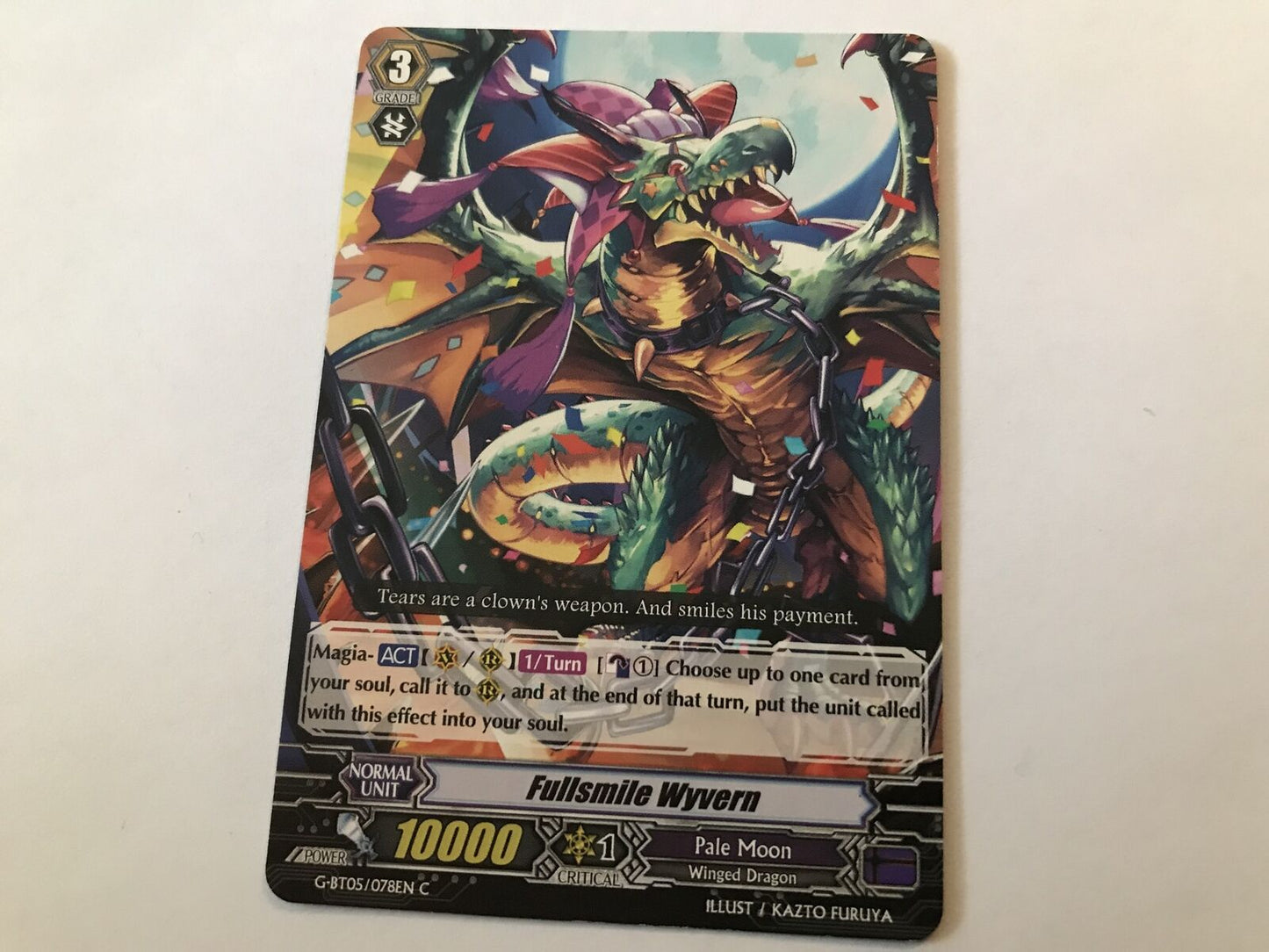 Fullsmile Wyvern Common G-BT05/078EN C Cardfight Vanguard