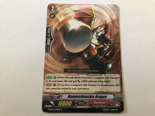 Hammerknuckle Dragon Common G-BT05/059EN C Cardfight Vanguard