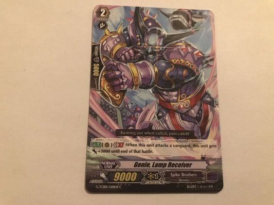 Genie, Lamp Receiver G-TCB01/068EN C Cardfight Vanguard