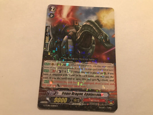 Beam Dragon, Apatomaser Rare Holo G-TCB01/031EN R Cardfight Vanguard