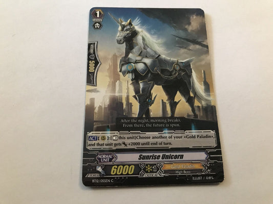 Sunrise Unicorn Common BT12/055EN C Cardfight Vanguard