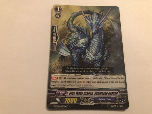 Blue Wave Dragon, Submerge Dragon Common G-BT09/097EN C Cardfight Vanguard