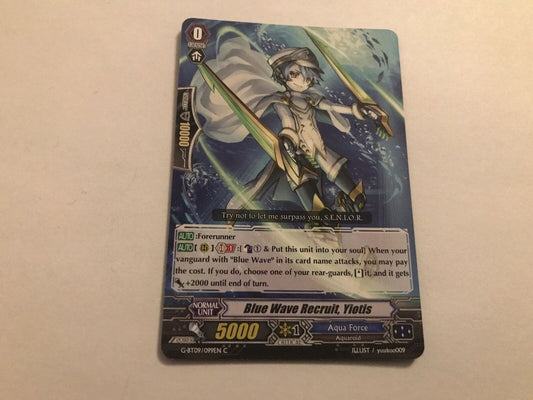Blue Wave Recruit, Yiotis Common G-BT09/099EN C Cardfight Vanguard