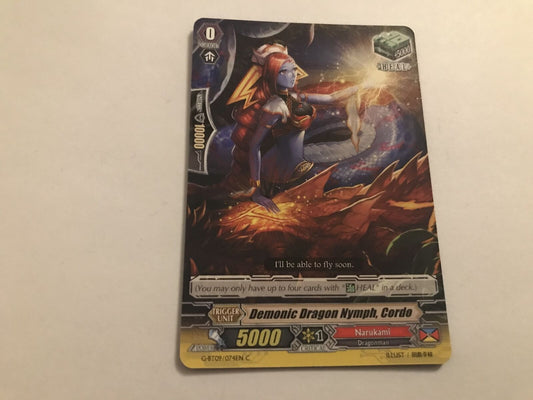 Demonic Dragon Nymph, Cordo Common G-BT09/074EN C Cardfight Vanguard