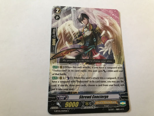 Shrewd Concierge Common G-BT05/047EN C Cardfight Vanguard