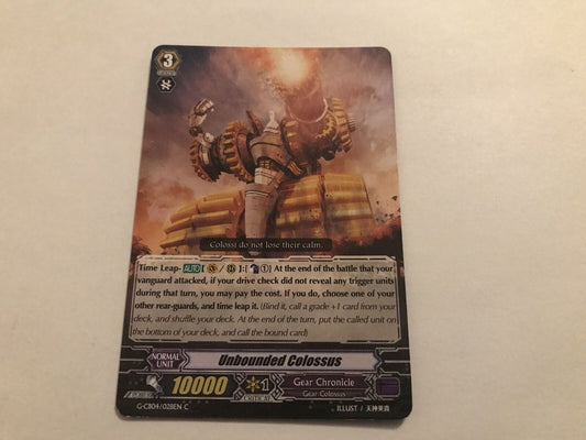 Unbounded Colossus Common G-CB04/028EN C Cardfight Vanguard