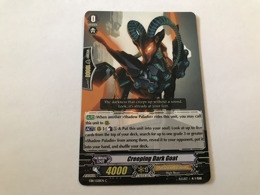 Creeping Dark Goat Common EB11/028EN C Cardfight Vanguard