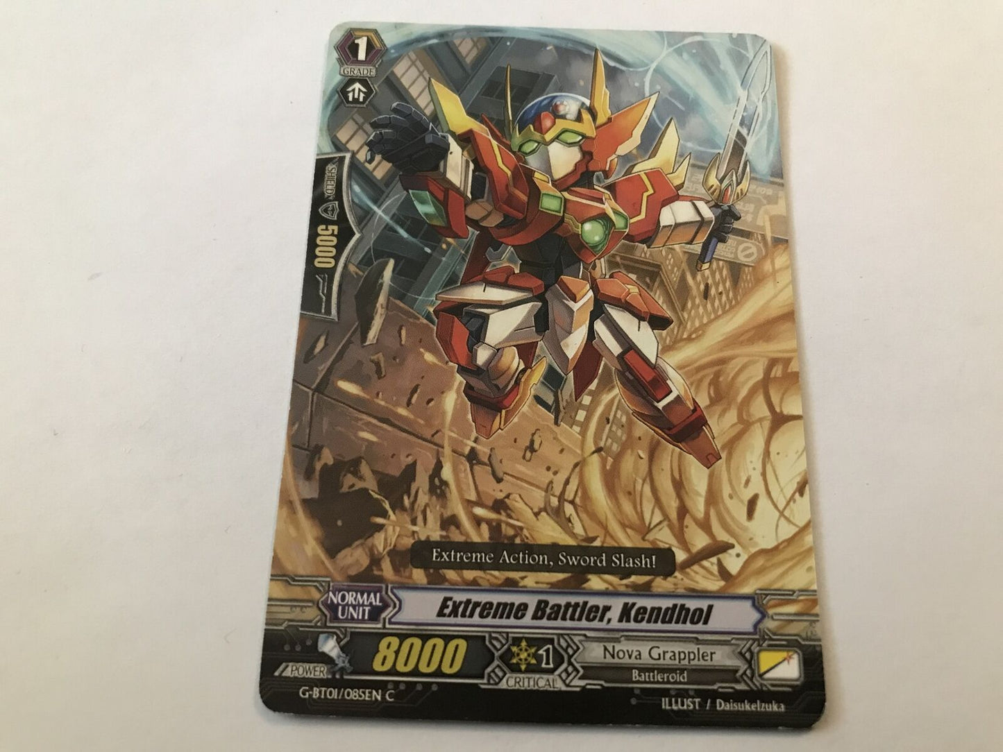 Extreme Battler, Kendhol Common G-BT01/085EN C Cardfight Vanguard