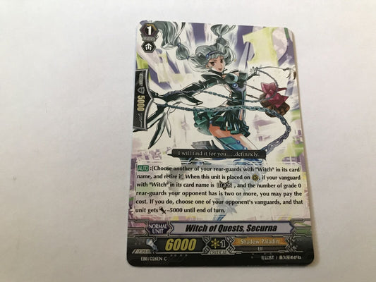 Witch Of Quests, Securna Common EB11/026EN C Cardfight Vanguard