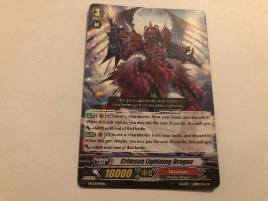 Crimson Lightning Dragon PR/044EN Cardfight Vanguard