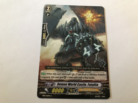 Demon World Castle, Fatalita Common EB11/021EN C Cardfight Vanguard