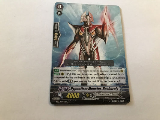 Hypnotism Monster, Nechoroly Common BT13/074EN C Cardfight Vanguard