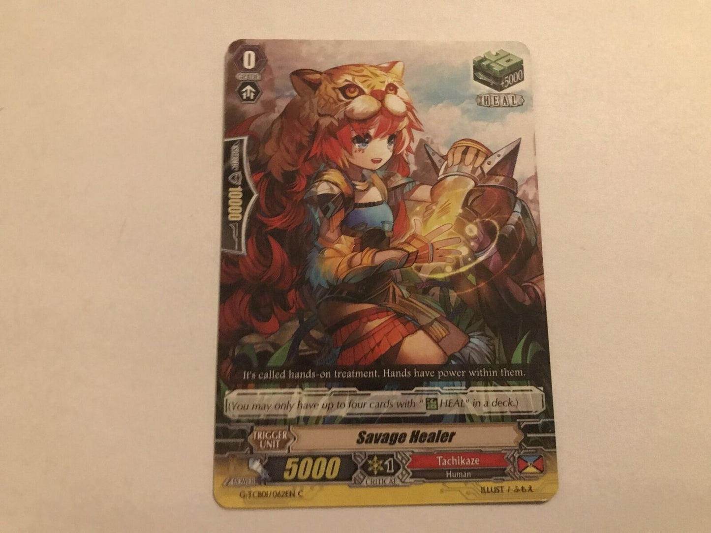 Savage Healer G-TCB01/062EN C Cardfight Vanguard