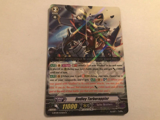 Dudley Turborappler Rare Holo G-BT09/035EN R Cardfight Vanguard