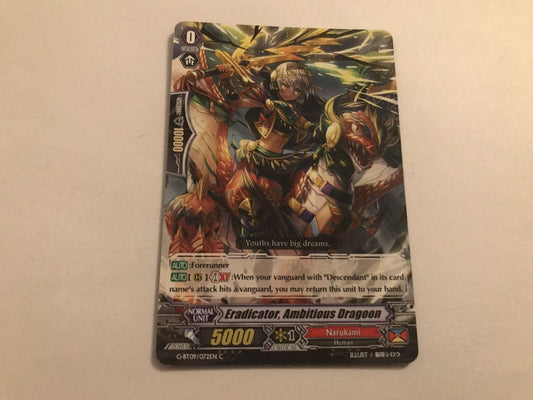 Eradicator, Ambitious Dragoon Common G-BT09/072EN C Cardfight Vanguard