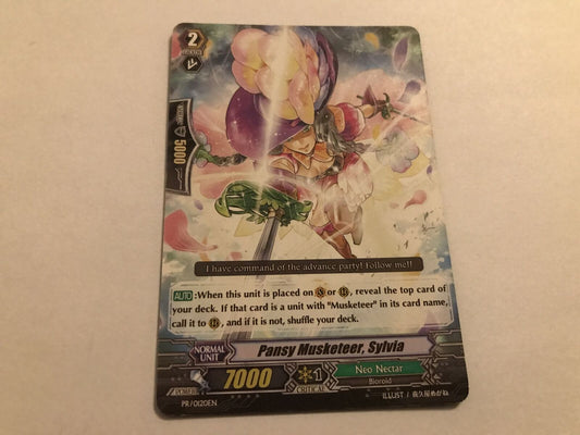 Pansy Musketeer, Sylvia PR/0120EN Cardfight Vanguard