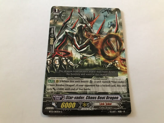 Star Vader, Chaos Beat Dragon Common BT13/083EN C Cardfight Vanguard