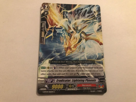 Eradicator, Lightning Phoenix Common G-BT09/066EN C Cardfight Vanguard