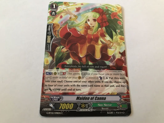 Maiden Of Canna Common G-BT02/098EN C Cardfight Vanguard