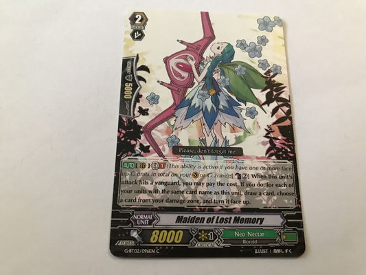 Maiden Of Lost Memory Common G-BT02/096EN C Cardfight Vanguard