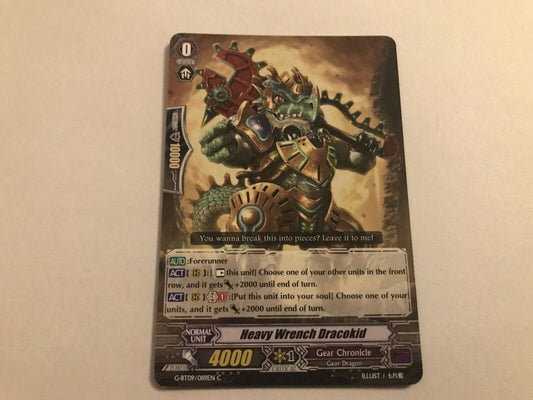 Heavy Wrench Dracokid Common G-BT09/089EN C Cardfight Vanguard