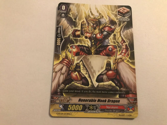 Honorable Monk Dragon Common G-BT09/073EN C Cardfight Vanguard