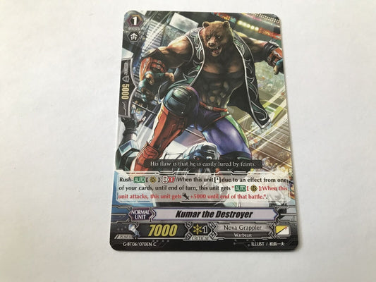 Kumar The Destroyer Common G-BT06/070EN C Cardfight Vanguard