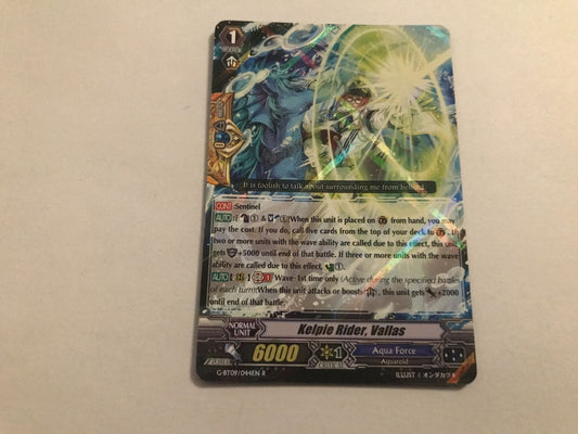 Kelpie Rider, Vallas Rare Holo G-BT09/044EN R Cardfight Vanguard
