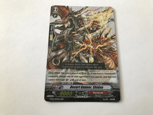 Desert Gunner, Shiden Rare Holo BT06/007EN RRR Cardfight Vanguard