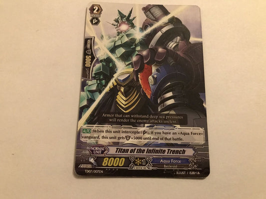 Titan Of The Infinite Trench TD07/007EN Cardfight Vanguard