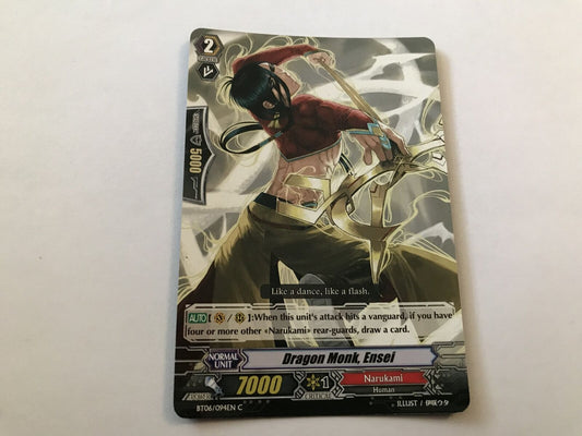 Dragon Monk, Ensei Common BT06/094EN C Cardfight Vanguard