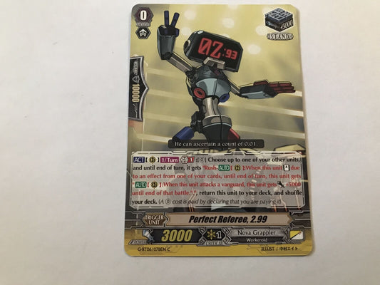 Perfect Referee, 2.99 Common G-BT06/078EN C Cardfight Vanguard