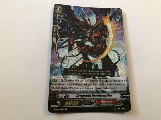 Dragonic Deathscythe Rare Holo BT06/019EN RR Cardfight Vanguard
