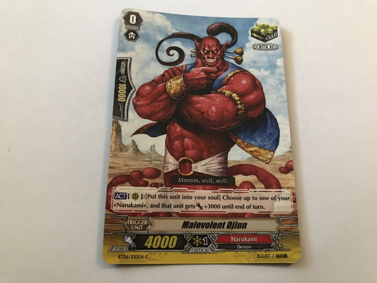Malevolent Djinn Common BT06/100EN C Cardfight Vanguard