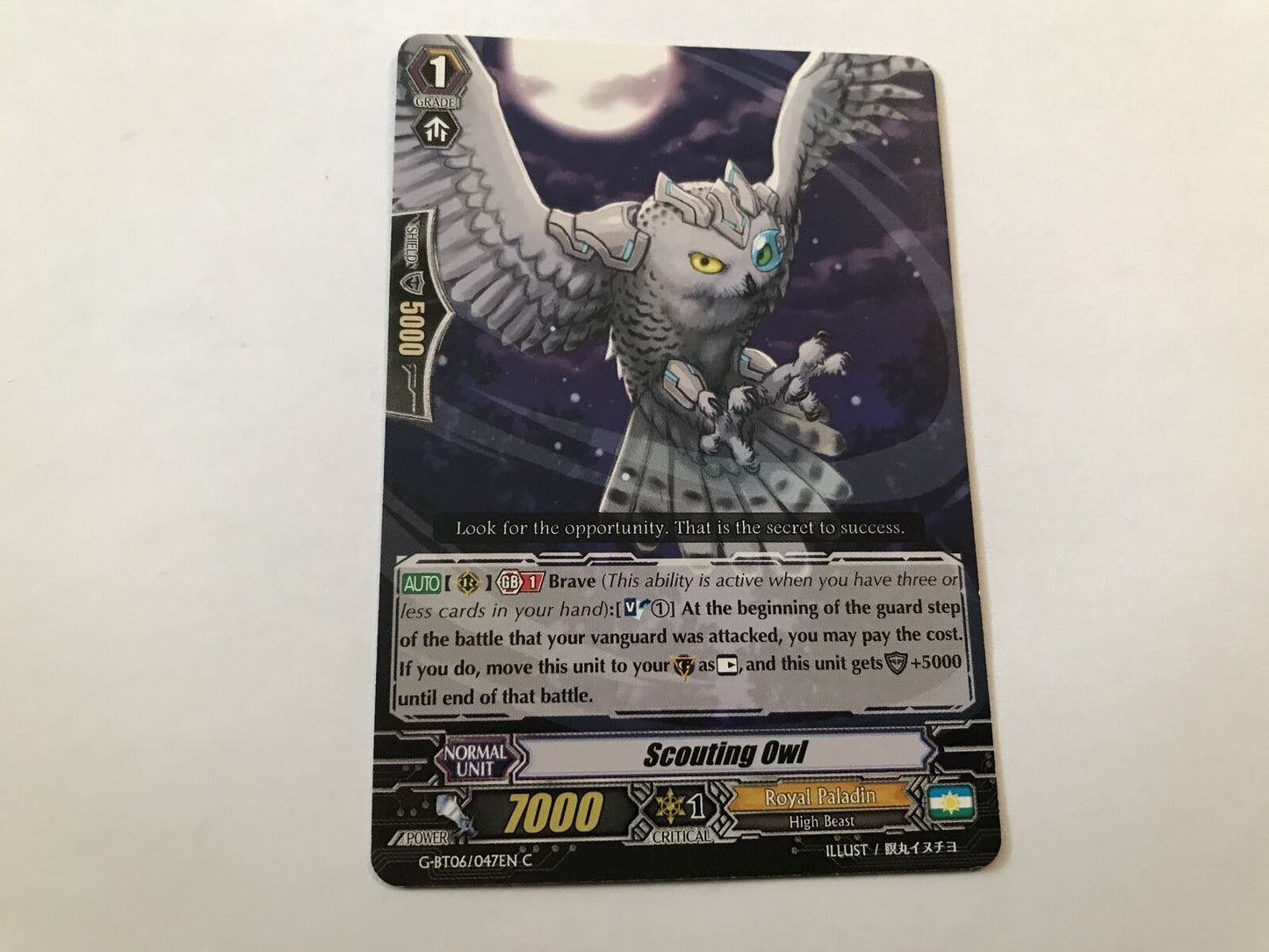 Scouting Owl Common G-BT06/047EN C Cardfight Vanguard