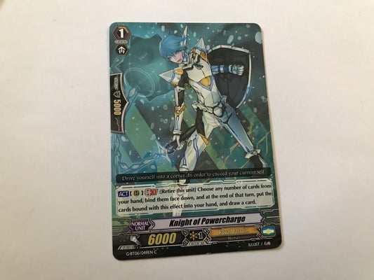 Knight Of Powercharge Common G-BT06/049EN C Cardfight Vanguard