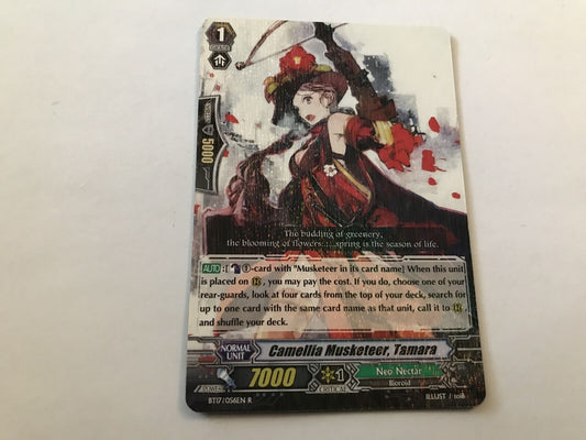Camellia Musketeer, Tamara Rare Holo BT17/056EN R Cardfight Vanguard