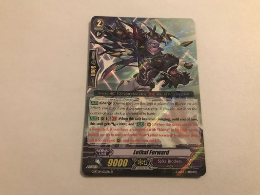 Lethal Forward Rare Holo G-BT09/036EN R Cardfight Vanguard