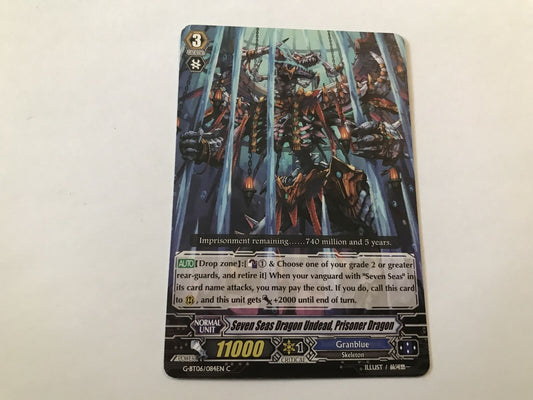 Seven Seas Dragon Undead, Prisoner Dragon Common G-BT06/084EN C Cardfight Vangua