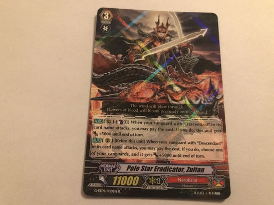 Pole Star Eradicator, Zuitan Rare Holo G-BT09/030EN R Cardfight Vanguard